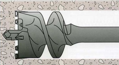 Проломной бур SDS MAX 50x1000мм по бетону